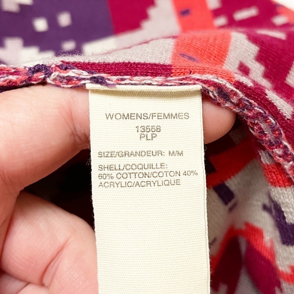 Woolrich Southwestern cardigan sweater single button collar geometric Aztec - Picture 8 of 9